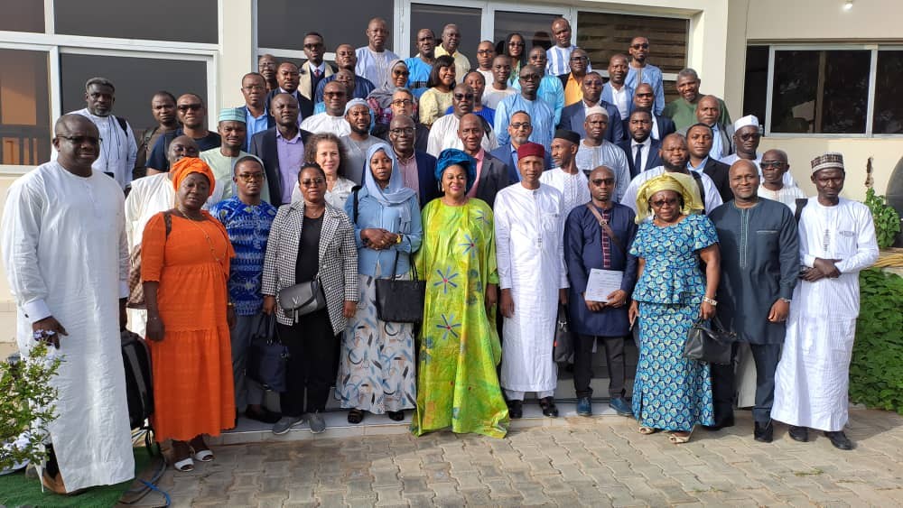 Mission d’immersion auprès de l’ARCOP du Sénégal — photographie transmise par l’ARMP